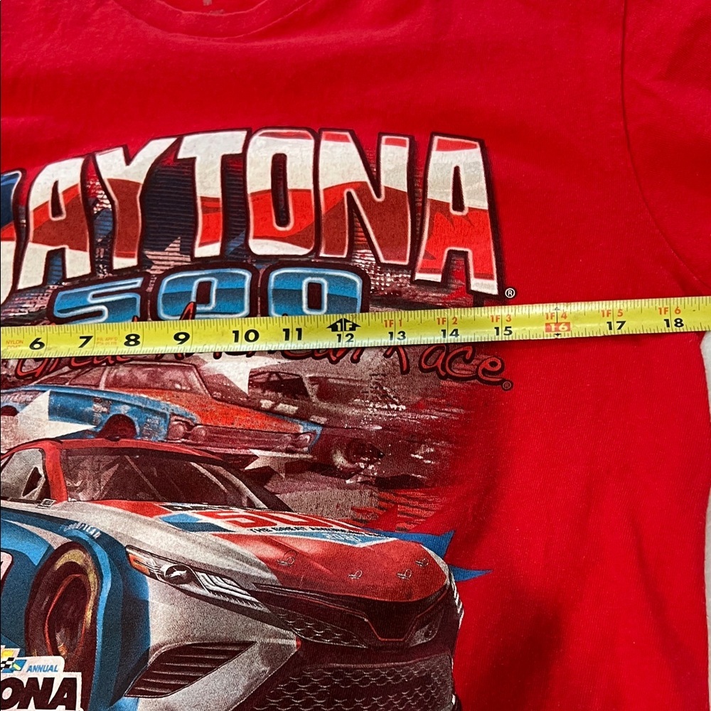 NASCAR Red Daytona 500 Graphic T-Shirt sz M - Picture 5 of 6